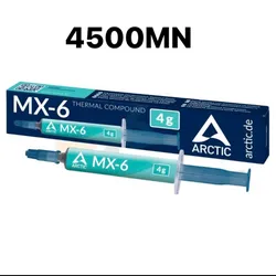 ARCTIC MX-6 (0.28 oz) - Pasta Térmica de Alto Rendimiento para CPU, Consolas, Tarjetas Gráficas, Portátiles, Conductividad Térmica Muy Alta Durabilidad, No Conductiva