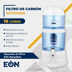 🔷 *Filtro de Carbón Activado Blanco, Marca EÒN*