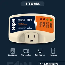 🔷 *Regulador de Voltaje 1 Toma 110v Marca EÒN*