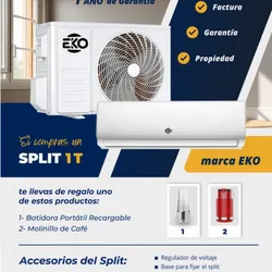 🔷 *Split 1 Tonelada Marca EKO*