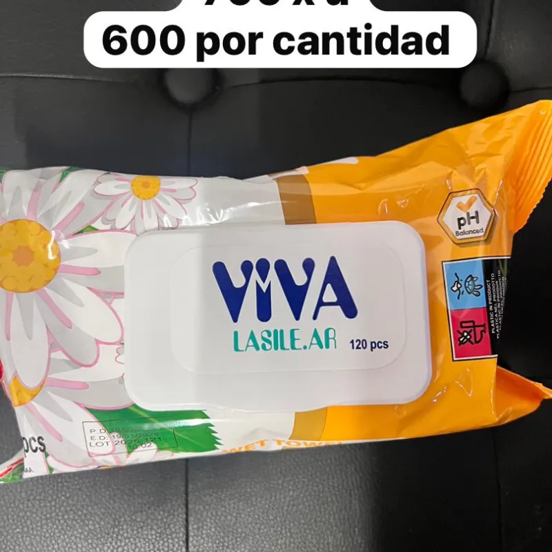 Toallas húmedas viva 