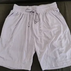 Shorts largo elastizados lila