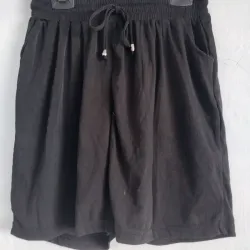 Shorts largo elastizados negro
