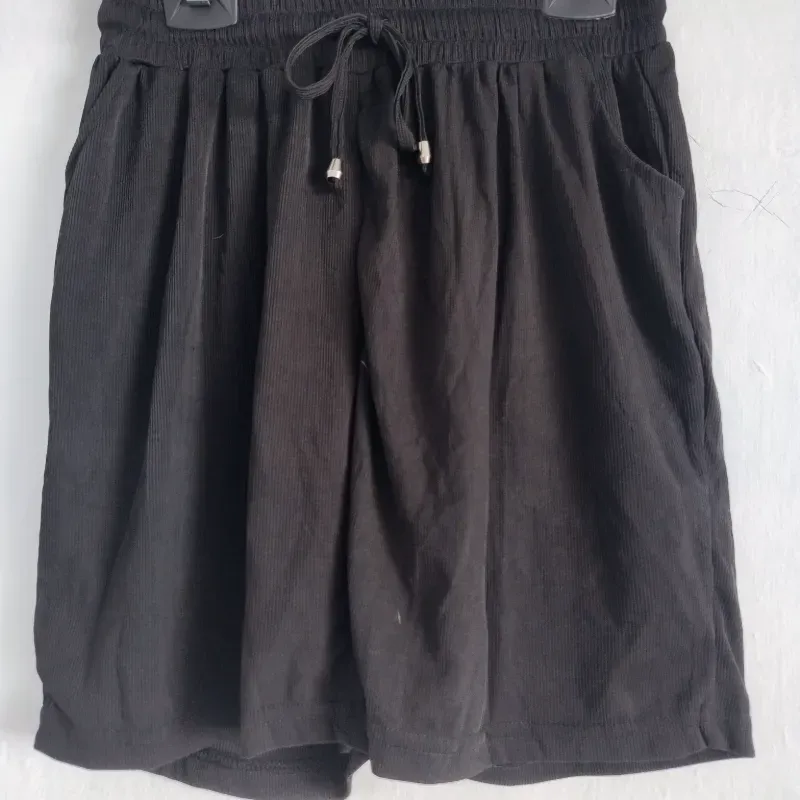 Shorts largo elastizados negro