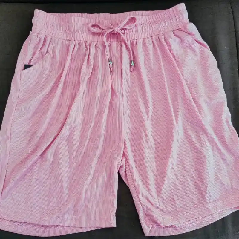 Shorts largos elastizado rosado 