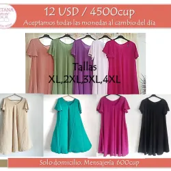 Vestido amplio tallas grandes