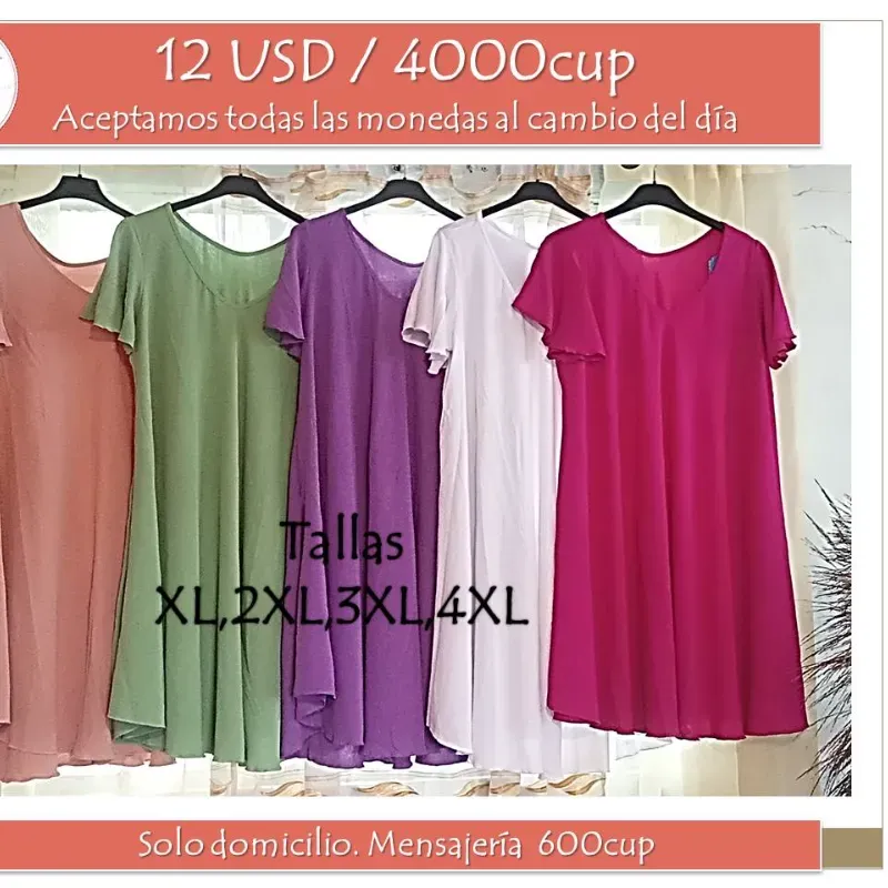 Vestido amplio tallas grandes