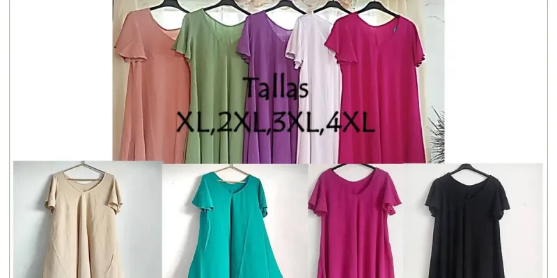 Vestido amplio tallas grandes