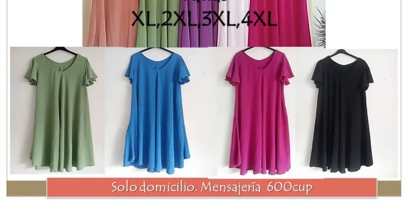Vestido amplio tallas grandes