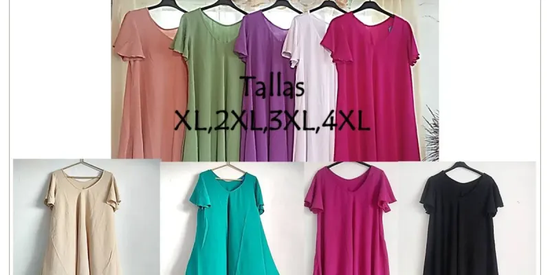 Vestido amplio tallas grandes