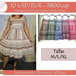 Vestido juvenil con arabescos