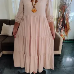 Vestido largo mangas largas