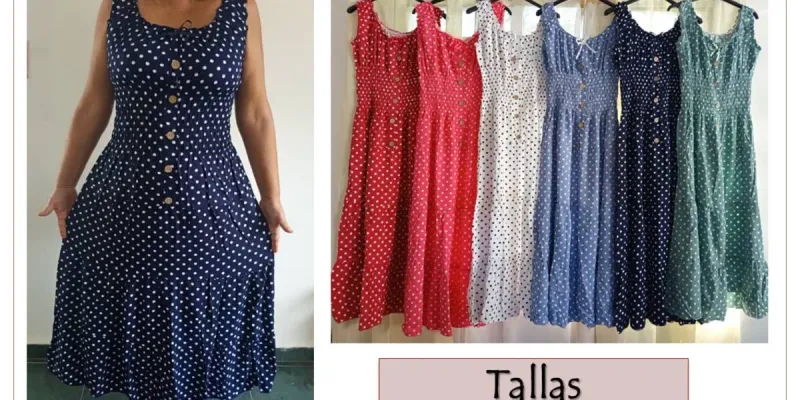 Vestido mamita con óvalos 