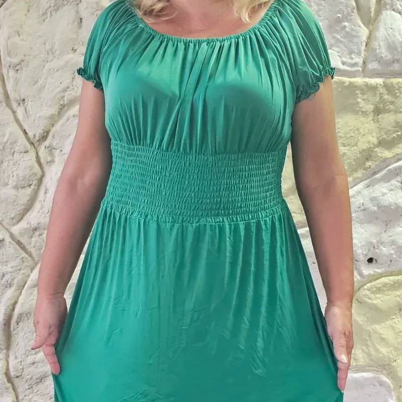 Vestido poliéster elastizado 