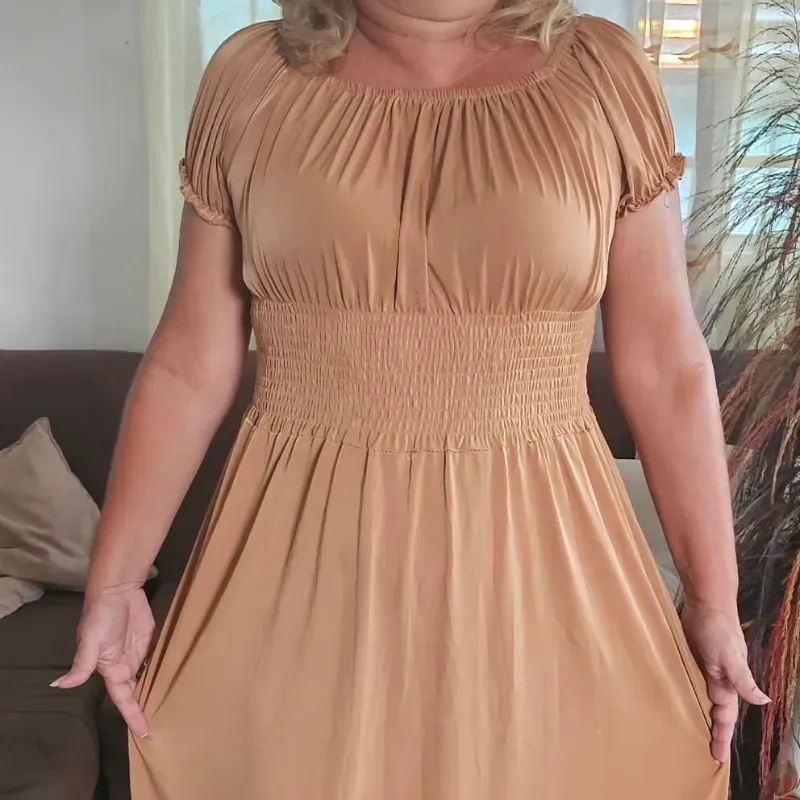 Vestido poliéster elastizado 