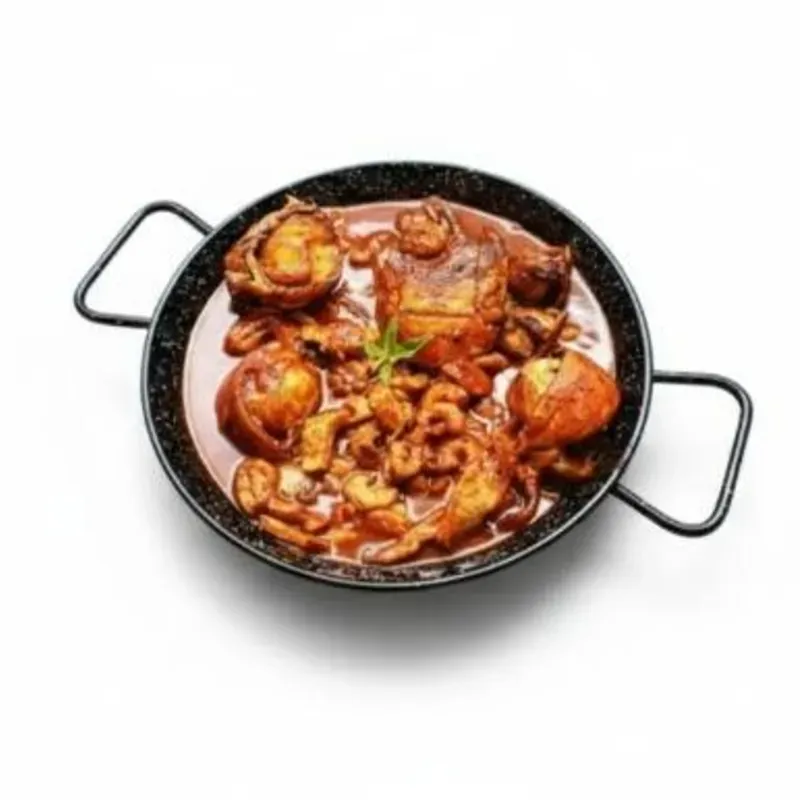 Cazuela de Mariscos para 2 - Langosta, Camarones y Pescado Fresco, con Arroz Moro y Viandas - Experiencia Gourmet