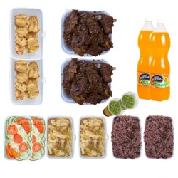 Combo para 10 personas. Costillas de cerdo asadas