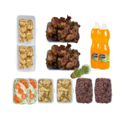 Combo para 10 personas de pollo asado al carbón 