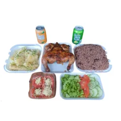 COMBO PARA 2-3 PERSONAS - POLLO ENTERO ASADO AL CARBÓN