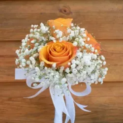 Bouquet de 5 Rosas claras
