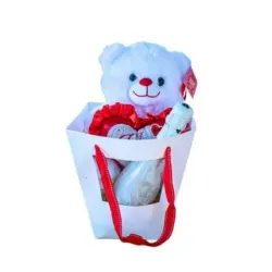Combo Amoroso: Peluche y Vino