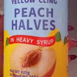 Melocotón en almíbar