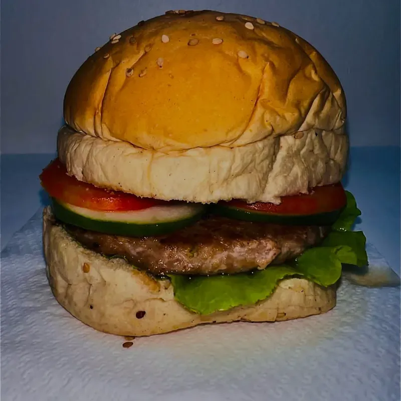 Hamburguesa sencilla