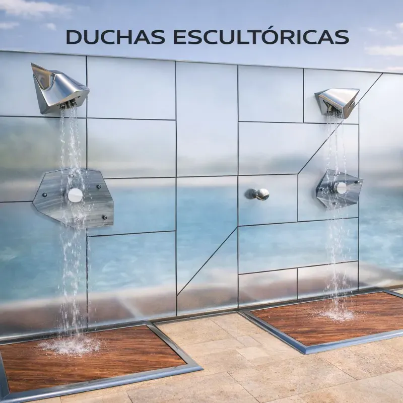Duchas Escultóricas Para Piscinas O Jacuzzi Personalizadas