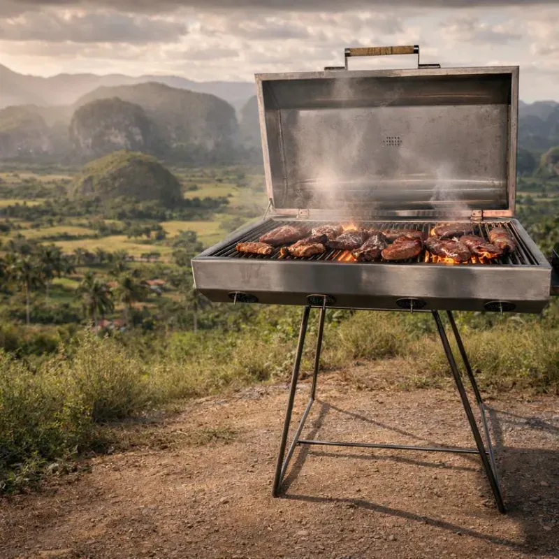 Grill Industrial Para Carbón