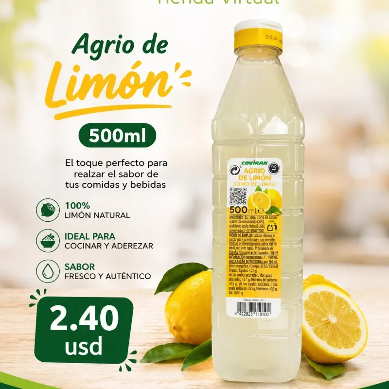 Agrio de Limón 🍋- 500ml -