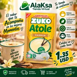 Atole Zuko - Sabor Vainilla-