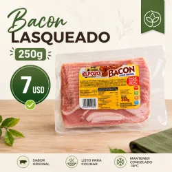 Bacon Lasqueado «El Pozo» 250g-