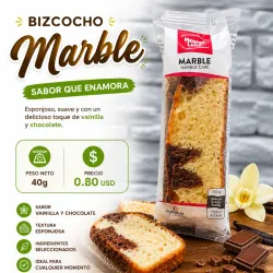 Bizcocho Marble - 40g -