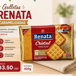 Galletas Renata Caramelizadas ( 3 paquetes individuales)-