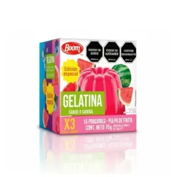 Caja de 3 Gelatinas ( 40g cada sobresito )