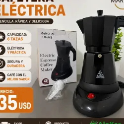 Cafetera Eléctrica 6 tazas ☕️