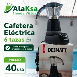 Cafetera Eléctrica ( 6 tazas ) -
