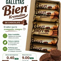 Caja de 24 Galletas Bien de Chocolate