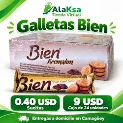 📦 - Caja de 24 galletas Bien - Sabor Chocolate-