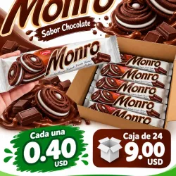 📦 - Caja de 24 galletas Monro - Chocolate-