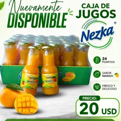 🥭- Caja de 24 Jugos Nezca - Sabor Mango -