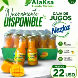 🥭- Caja de 24 Jugos Nezca - Sabor Mango -