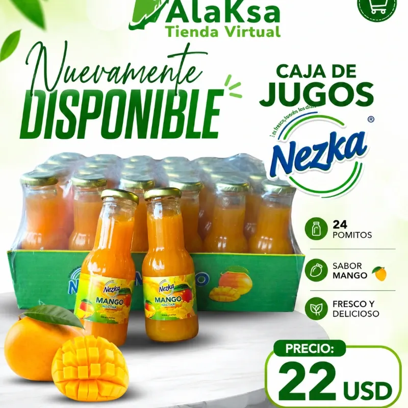 🥭- Caja de 24 Jugos Nezca - Sabor Mango -
