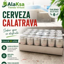 🍺-Caja de cerveza Calatrava- 24 latas -