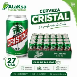 Caja de Cerveza Cristal- 24 latas-