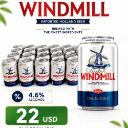 🍺-Caja de cerveza Windmill - 24 latas -