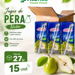 📦- Caja de Jugos de Pera 🍐- 27 unidades/200ml c/u -