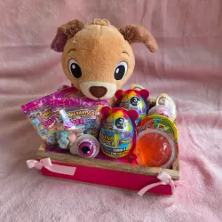 🎁Canasta Mágica ( Con Peluche  y Chuches)