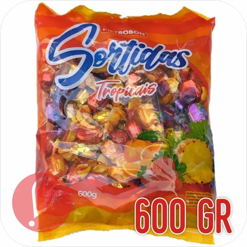  Caramelos Tropicales surtidos - duros  