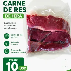 Carne de res - Bolsa de 3lb -